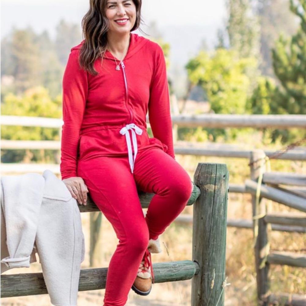Smash + Tess Red Romper